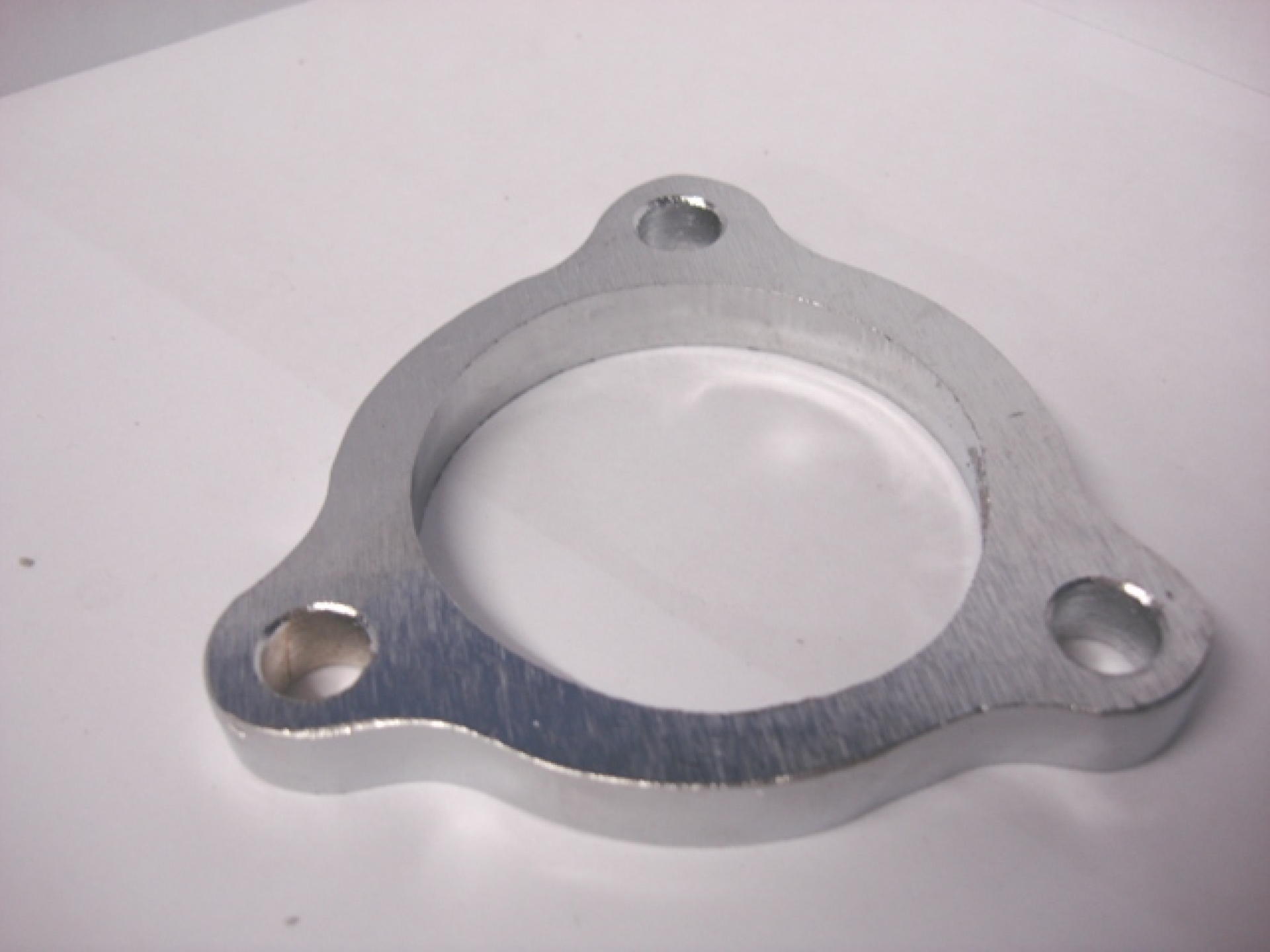 3" Inch Chrome Exhaust Repair Kit Flange & Gasket 3 Pin 76mm Bore Pair